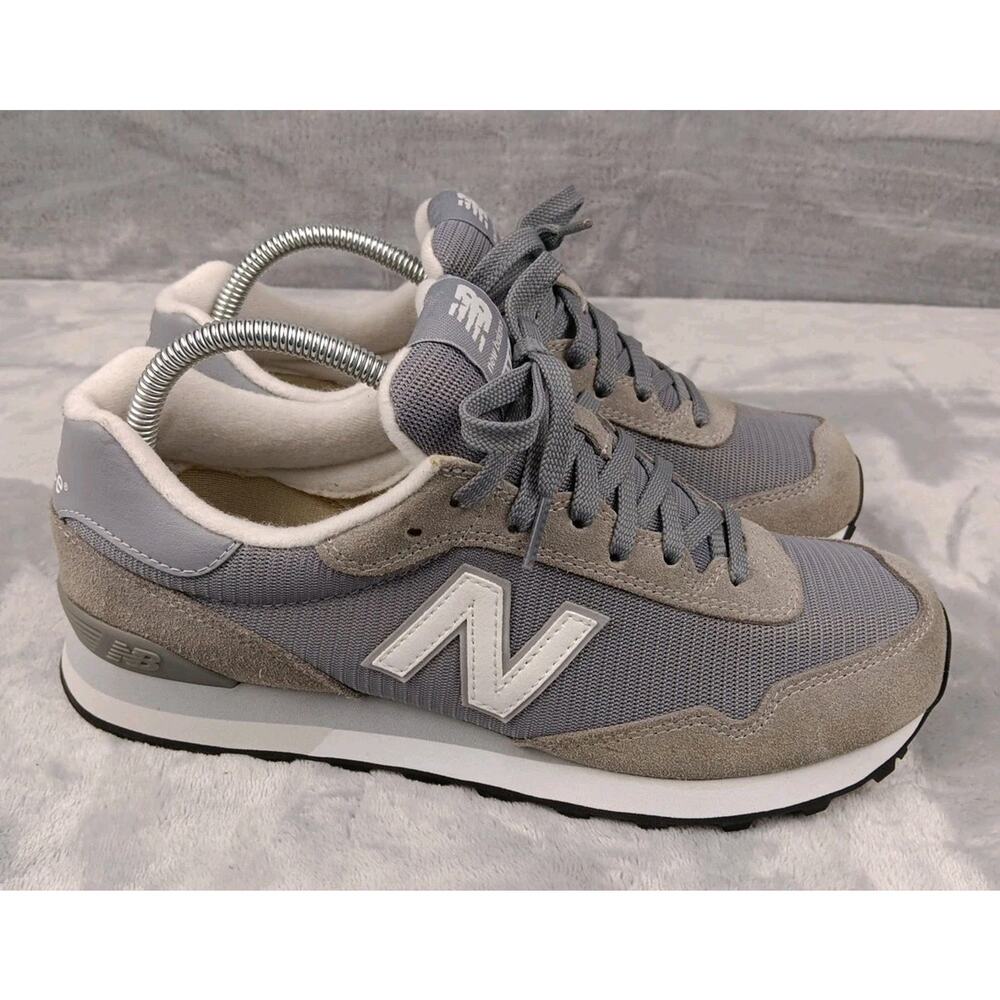New Balance 515 Men’s 8.5 Gray Suede Classic Running Walking Shoes - Picture 5 of 9